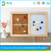 cork board and magnetic whiteboard